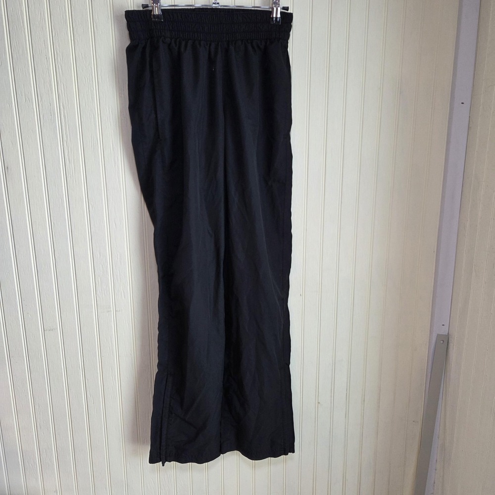 BCG Pants Mens Small Black Athletic Track Woven Elastic Waist Pockets Casual